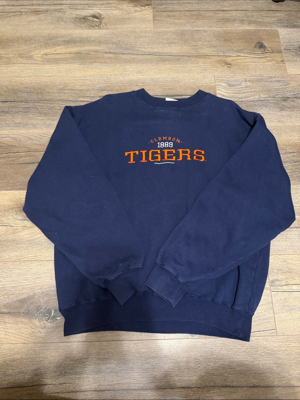 Vintage Clemson Navy Tigers Crewneck